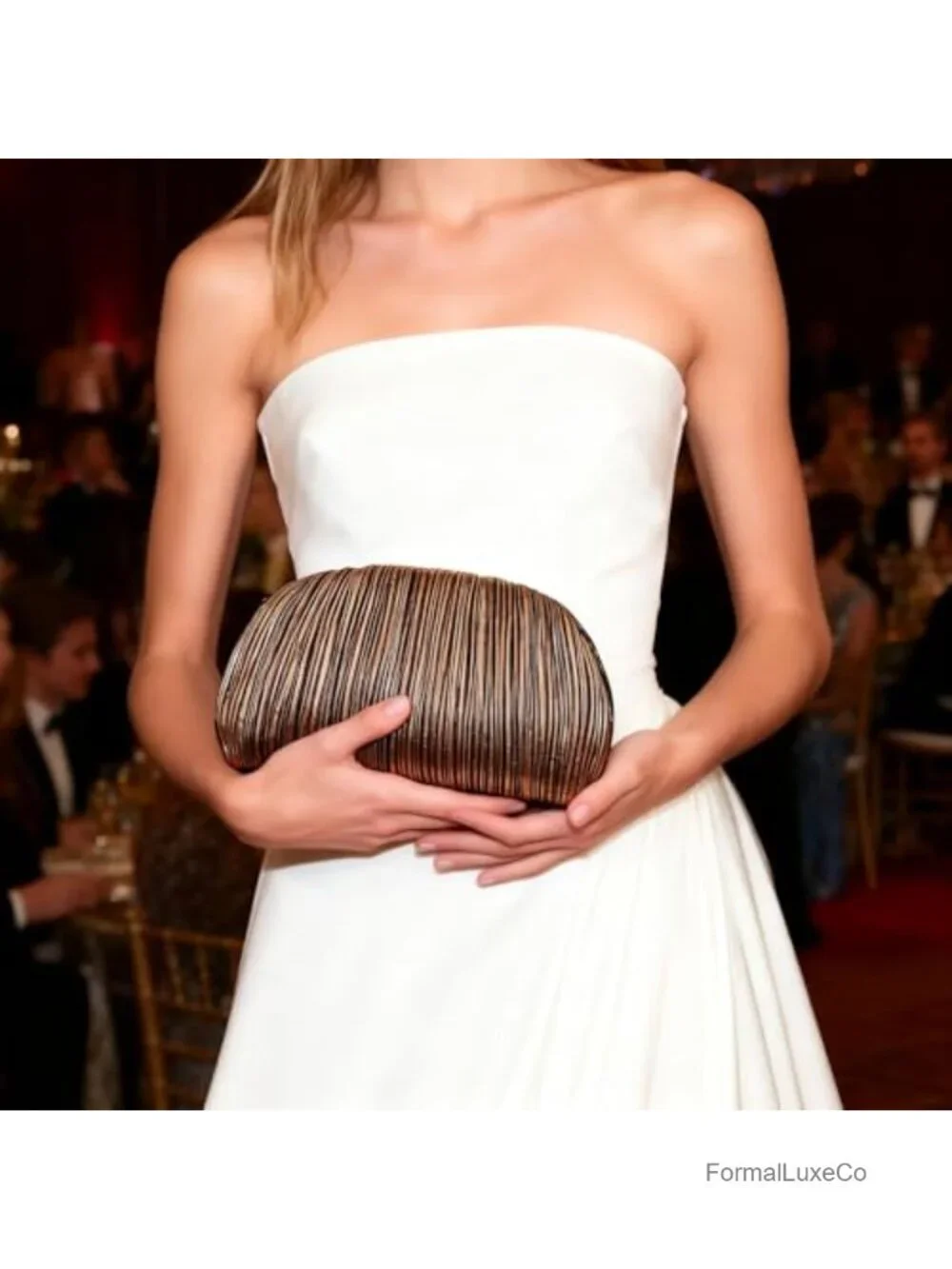 Elegant Clutch Purse for Women, Soft Pleated PU Handbag, Evening Bag for